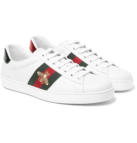 gucci white trainers|white gucci trainers men's.